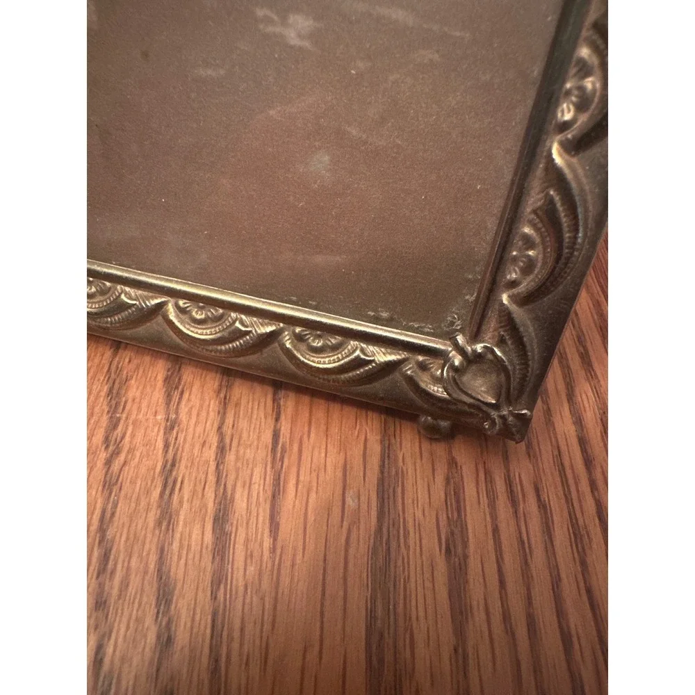Intercraft‎ Picture Frame 8x10 Gold Toned Ornate Scalloped Embossed Vintage